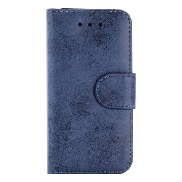 iPhone 6/6S Plus - Silk-Touch Fodral med Plånbok och Skal Svart