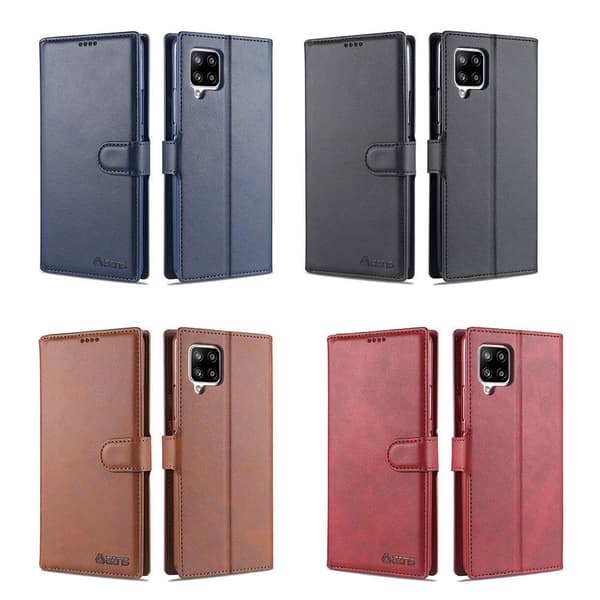 Glat YAZUNSHI Pung-etui - Samsung Galaxy A12 Brun