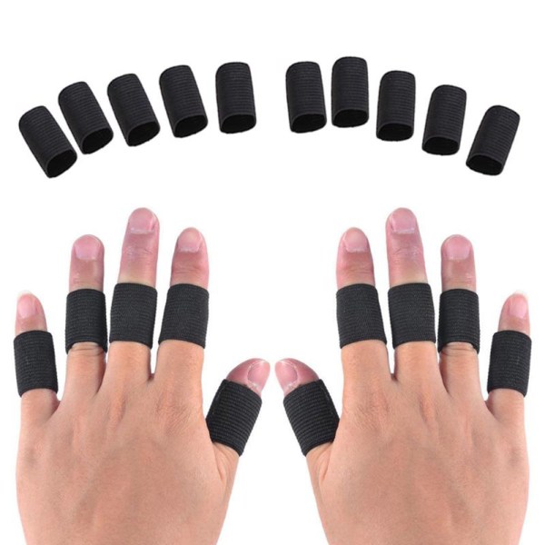 Effektive fingerstøtter/fingerhylser (10-pack) Vit
