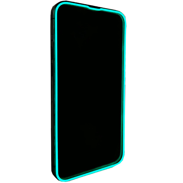 iP 15 pro max Skärmskydd Självlysande Ram 9H 0,3mm Självlysande