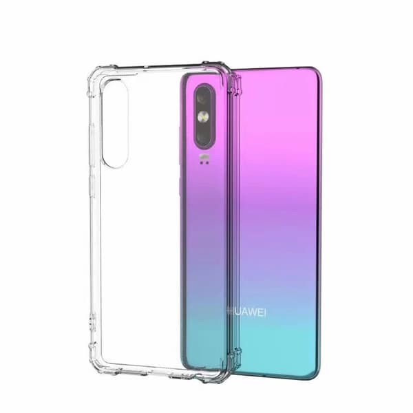 Smart Silikone Cover (tyk kant) - Huawei P30 Transparent