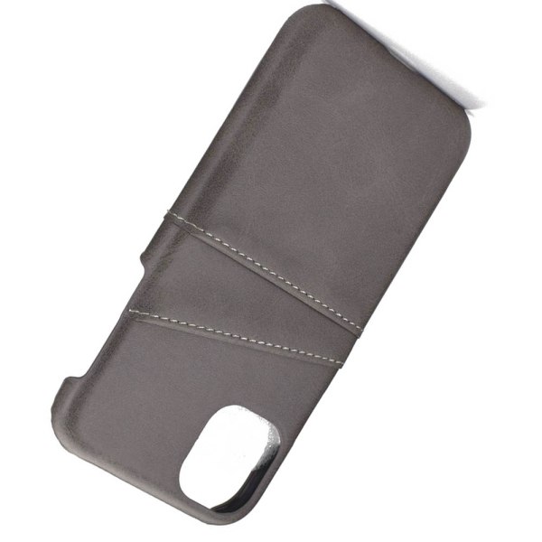 Effektivt fleksibelt deksel med kortrom (Suteni) - iPhone 11 Grå