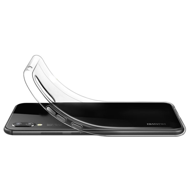 Huawei P20 Pro - Ruff Grip -silikonikotelo Transparent/Genomskinlig