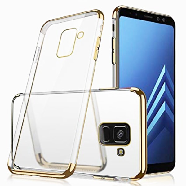 Tukeva suojakuori silikonista Floveme - Samsung Galaxy A8 2018 Roséguld