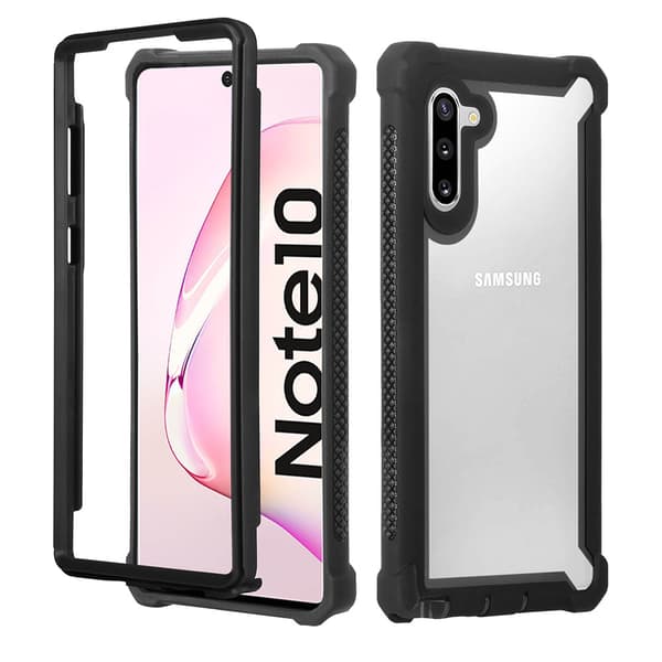 Kraftfuldt fleksibelt cover - Samsung Galaxy Note10 Svart/Blå