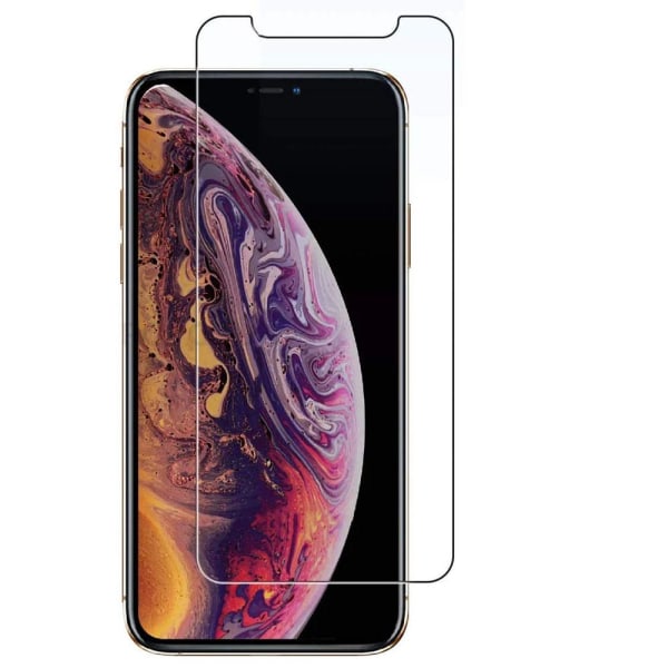 2-PAKK Skjermbeskytter + Kameralinsebeskytter HD 0,3 mm iPhone X/XS Transparent/Genomskinlig