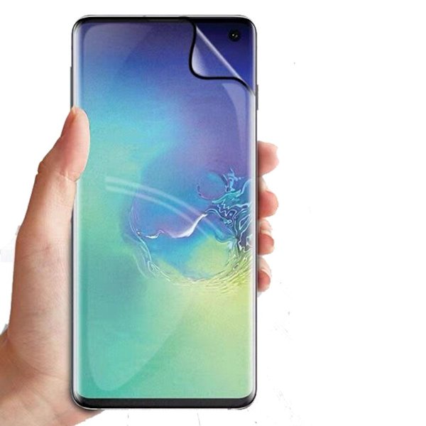 2-PACK Keramiskt Skärmskydd HD 0,3mm Samsung Galaxy S10 Transparent/Genomskinlig