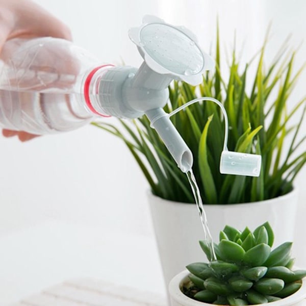 Effektfull 2-1 Vattenspridare Munstycke för Plastflaskor Grå