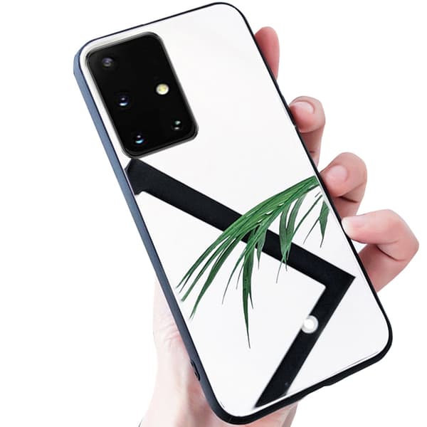 Genomtänkt Spegelskal - Samsung Galaxy A71 Silver Silver