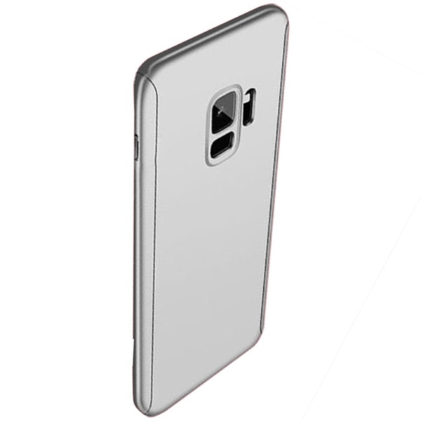 Stötdämpande (FLOVEME) Dubbelskal - Samsung Galaxy S9 Silver