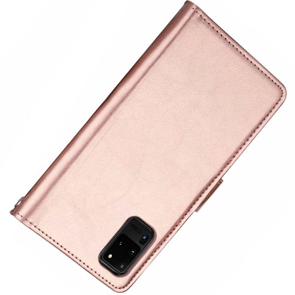 Samsung Galaxy S20 Ultra - Elegant Plånboksfodral Roséguld