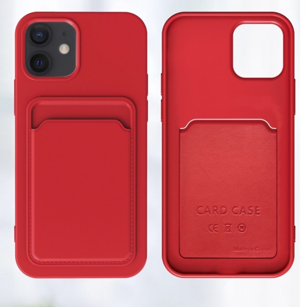 Glat (Floveme) etui med kortrum - iPhone 11 Svart