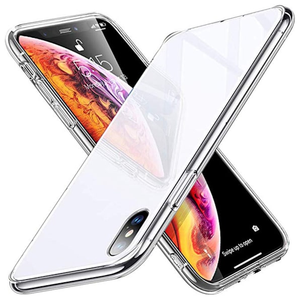 iPhone X/XS - 2st HeliGuards Skyddsglas för Baksida Genomskinlig