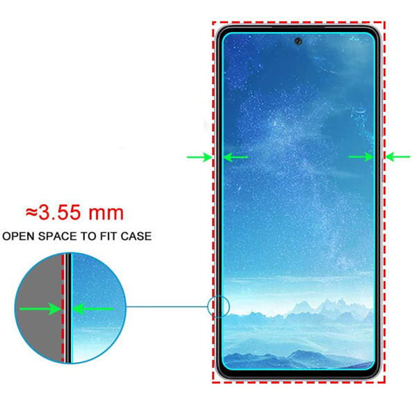 3-PACK Galaxy A52s Skärmskydd HD 0,3mm Transparent