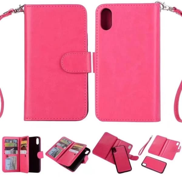 Fodral med Smartfunktion till iPhone X/XS Rosa