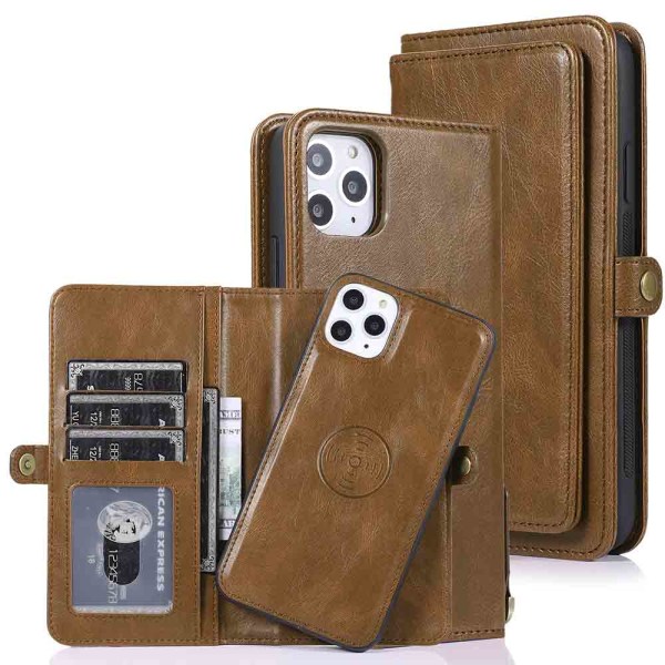 Smooth Wallet Case - iPhone 11 Pro Max Brun