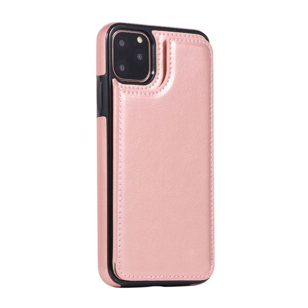 iPhone 11 - Stilsikkert Cover med Kortholder (NKOBEE) Brun