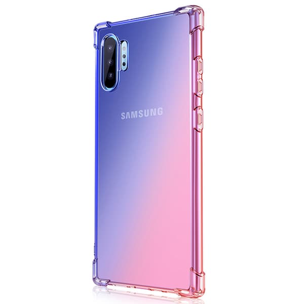 Skyddande Floveme Skal - Samsung Galaxy Note10+ Blå/Rosa