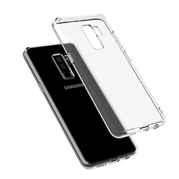 Suojaava silikonikuori - Samsung Galaxy S9+ Transparent/Genomskinlig