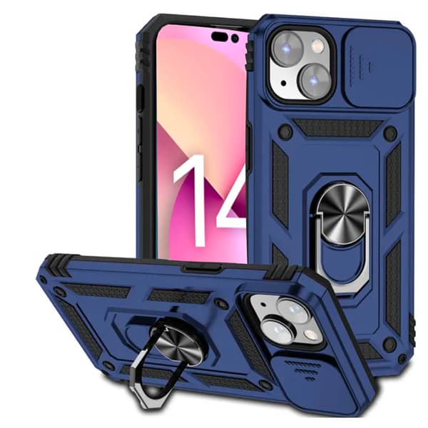 iPhone 15 Armor Skal  Stöttåligt och Smidigt Guld