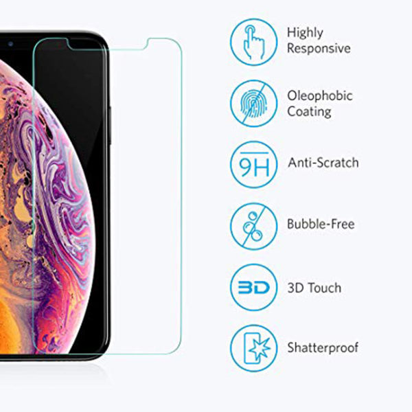 Skärmskydd för iPhone X/XS (MyGuard) Screen-Fit