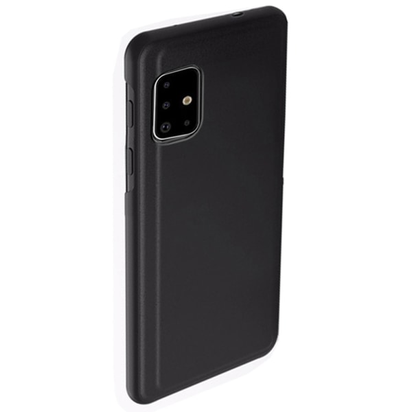 Stilfuldt praktisk Leman etui - Samsung Galaxy A71 Svart