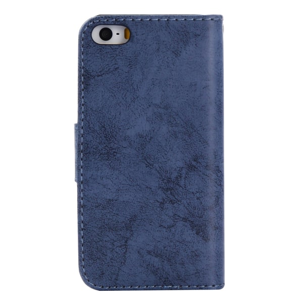 Genomtänkt Plånboksfodral från LEMAN för iPhone 6/6S Plus Marinblå