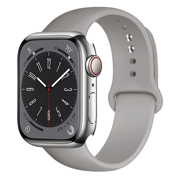 Apple Watch Silikonarmband 42mm/44mm/45mm/49mm Blå L