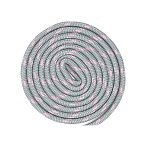 Stilfulde snørebånd (1M, 1,2M, 1,4M, 1,6M) HØJ KVALITET Ljusgrå/Rosa 1M 