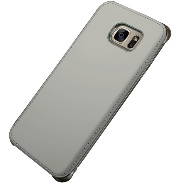 Samsung Galaxy S7 Edge - Elegant deksel (Classic-T) Silver