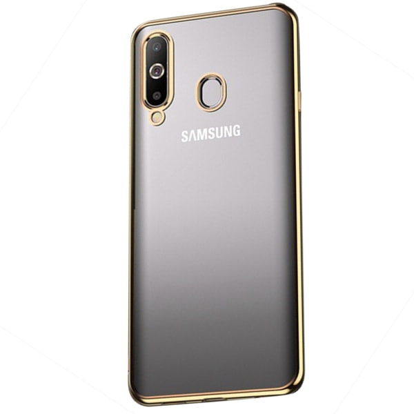 Samsung Galaxy A40 - Stilfuldt Floveme Silikone Cover Silver