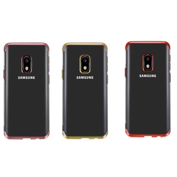 Samsung Galaxy J5 2017 - Tyylikäs ohut silikonikotelo Floveme Röd