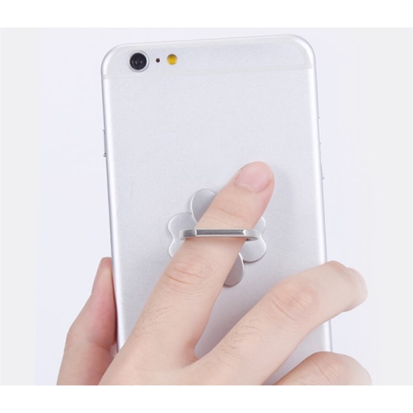 Kätevä sormusteline kaikille iPhone-puhelimille Silver