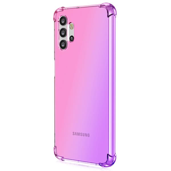 Stilfuldt stødsikkert cover - Samsung Galaxy A32 Transparent