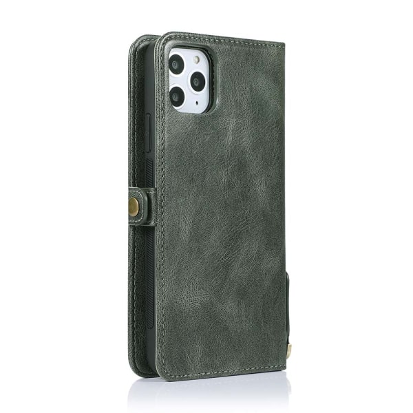 Gennemtænkt stilfuldt tegnebogscover - iPhone 11 Pro Max Mörkgrön