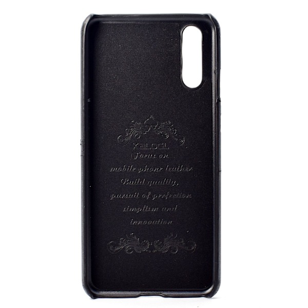 Huawei P30 - Suteni Stilrent Skyddsskal med Kortfack Brun