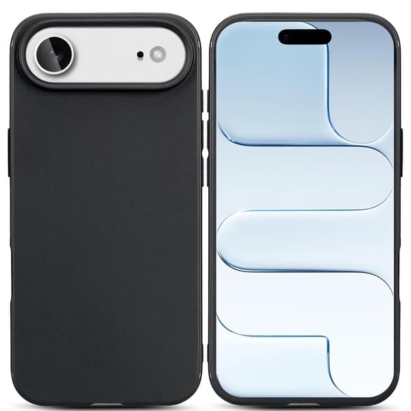 Svart silikon skal kompatibelt med iPhone 17 Air