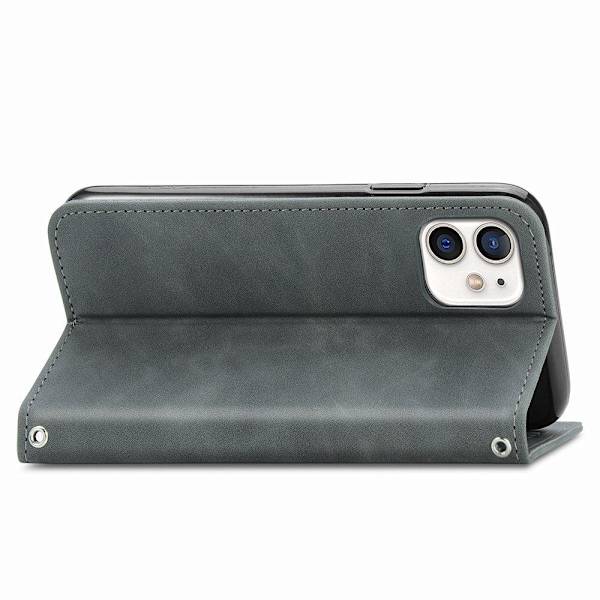 Praktisk Stilsikker Pungetui - iPhone 12 Röd