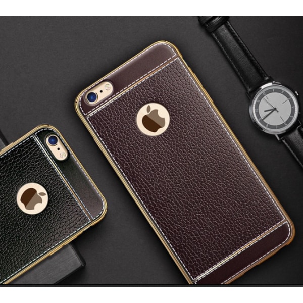 iPhone 6/6S - Exklusivt Praktiskt Vintage skal LEMAN Röd