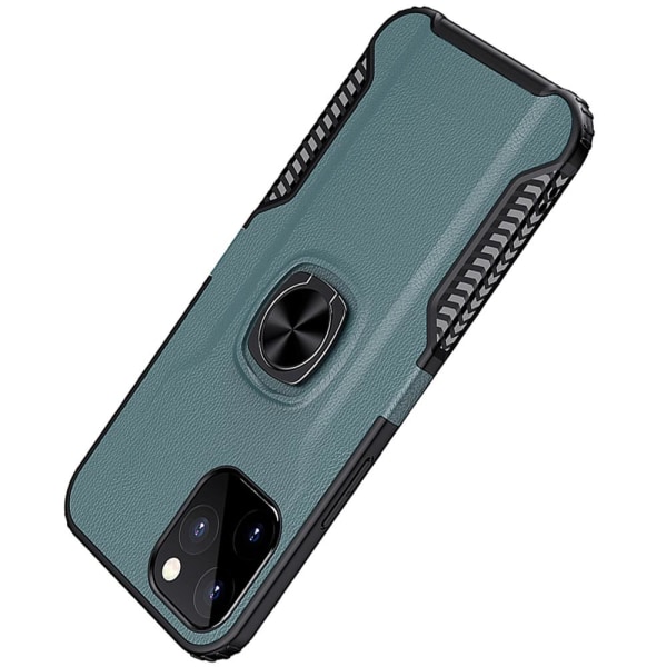 Glat cover med ringholder - iPhone 12 Pro Max Petrol