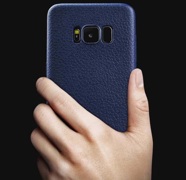Slittåligt Silikonskal Samsung Galaxy S8 PLUS - NKOBEE Svart