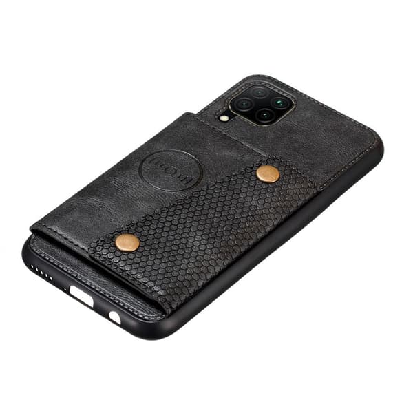 Glat cover med kortrum - Samsung Galaxy A12 Mörkblå