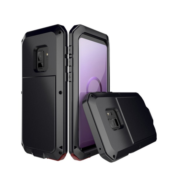 Samsung Galaxy S9 Plus - Army Fodral i Aluminium (HEAVY DUTY) Röd