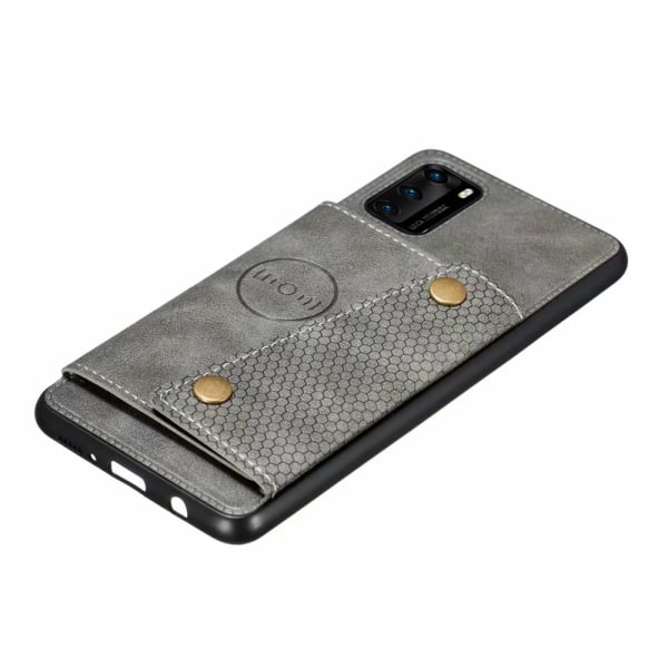 Stilig Smart Cover Card-rom - Huawei P40 Pro Svart