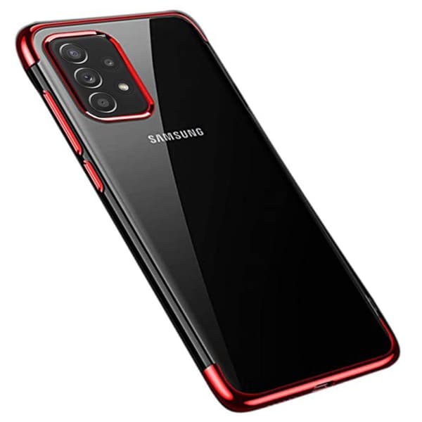 Stødabsorberende silikone cover - Samsung Galaxy A52 Röd