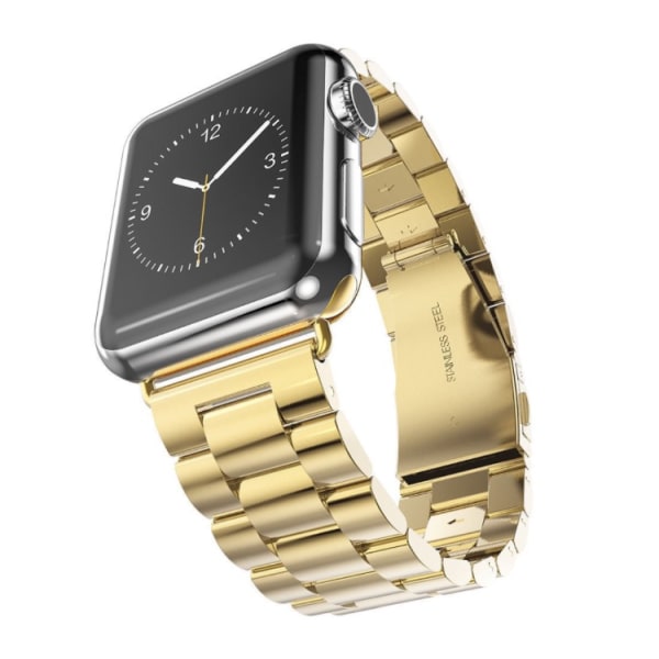 Kraftig stålkobling for Apple Watch 42 mm Guld