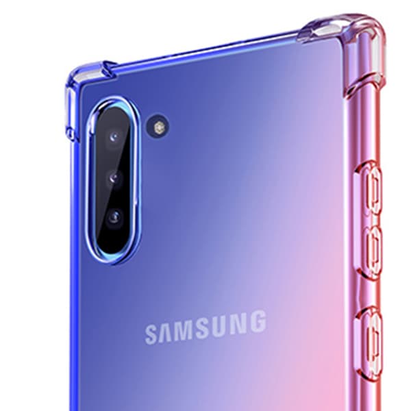 Skyddande FLOVEME Silikonskal - Samsung Galaxy Note10 Transparent
