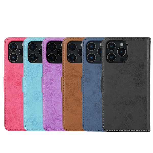 Funktion möter lyx - Plånboksfodral för iPhone 16 Pro Rosa