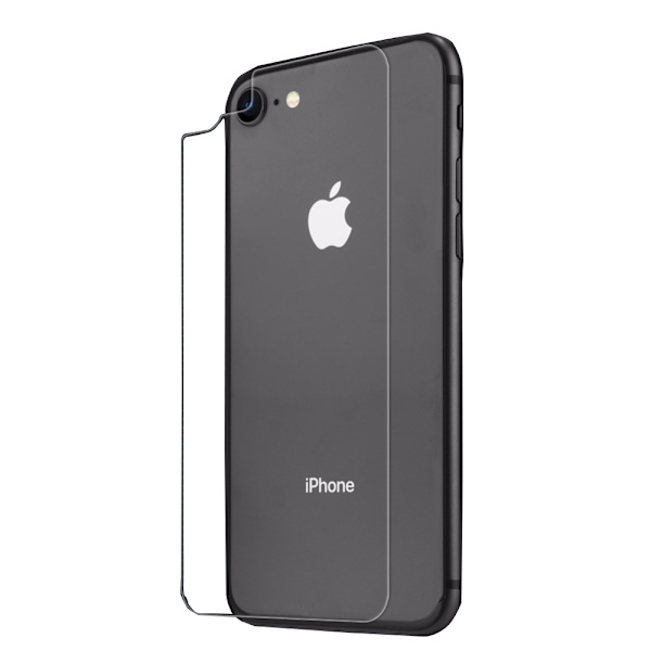 ProGuard iPhone 7 2-PACK Baksida Skärmskydd 9H Screen-Fit Transparent