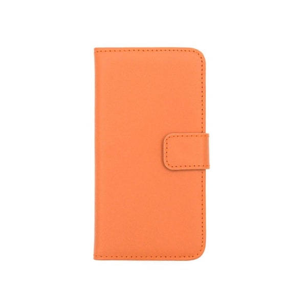 Huawei P10 Plus - TOMKASin tyylikäs lompakkokotelo (nahkaa) Orange